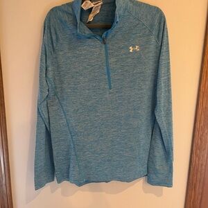 Under Armour Teal Heathered Pullover